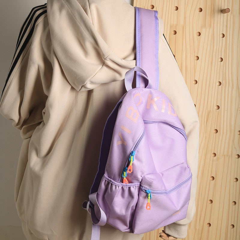 Children's Slouchy Primary Male Female Collar Elementary School Students' Schoolbags