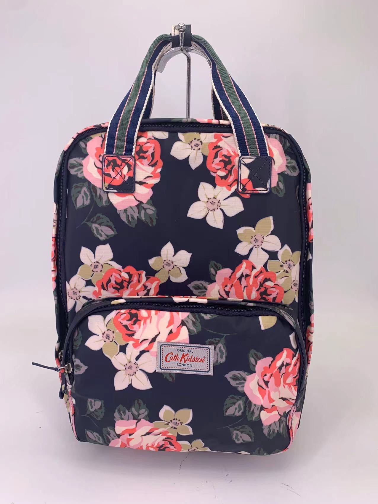 Women's British Style Retro Printed Waterproof Large Backpacks