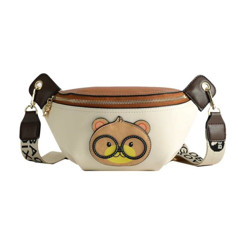 Women's Cute Little Bear Niche Cartoon Trendy Waist Packs