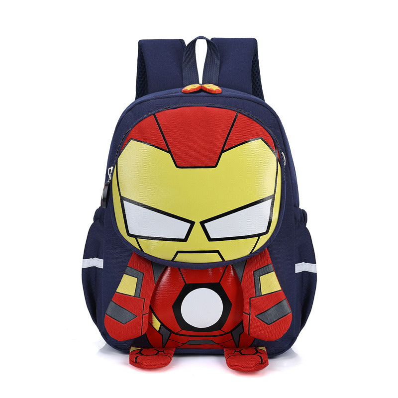 Children's Cute Cartoon Boys Go Out To Children's Backpacks