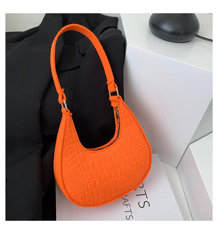 Women's Color Elegant Trendy Korean Style Summer Stone Crossbody Bags