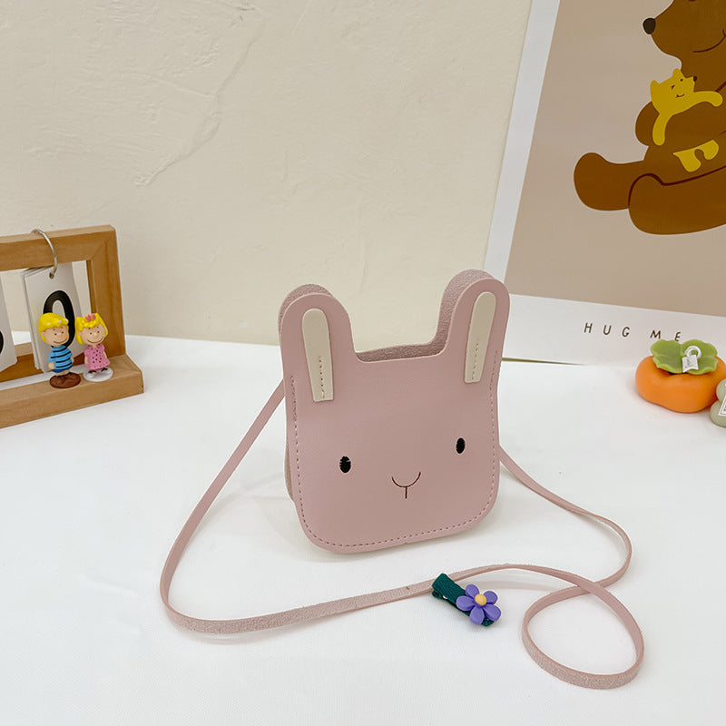 Décoration de lapin, petits sacs à bandoulière pour enfants, petit garçon de dessin animé