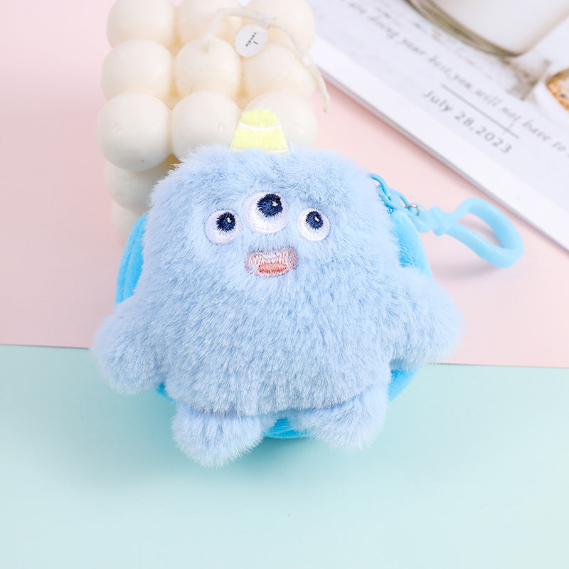 Plush Monster Pendant Storage Small Ornaments Prize Coin Purses