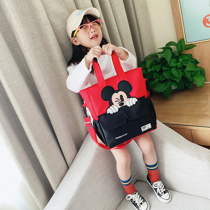 Children's Cartoon Cute Mickey Versatile Leisure Outing Children's Shoulder Bags