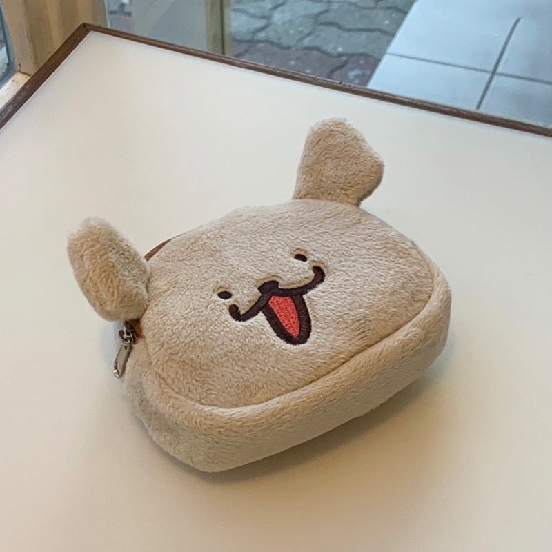 Naughty Puppy Cute Plush Storage Good-looking Coin Purses