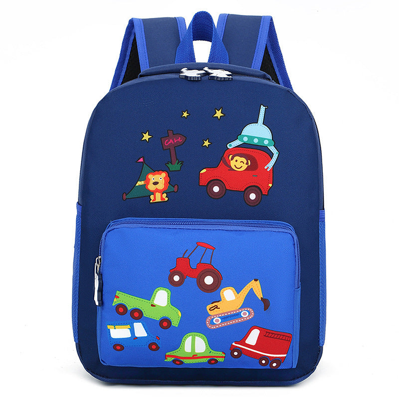 Children's Trendy Cartoon Toy Car First-class Backpacks