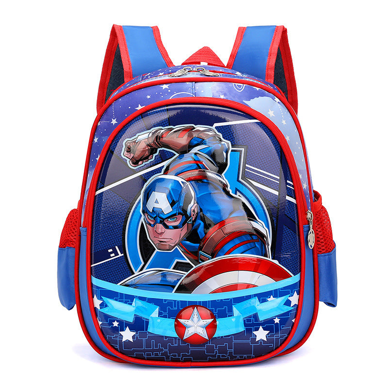 Hard Large Capacity Boys Unicorn Cartoon Elementary School Students' Schoolbags