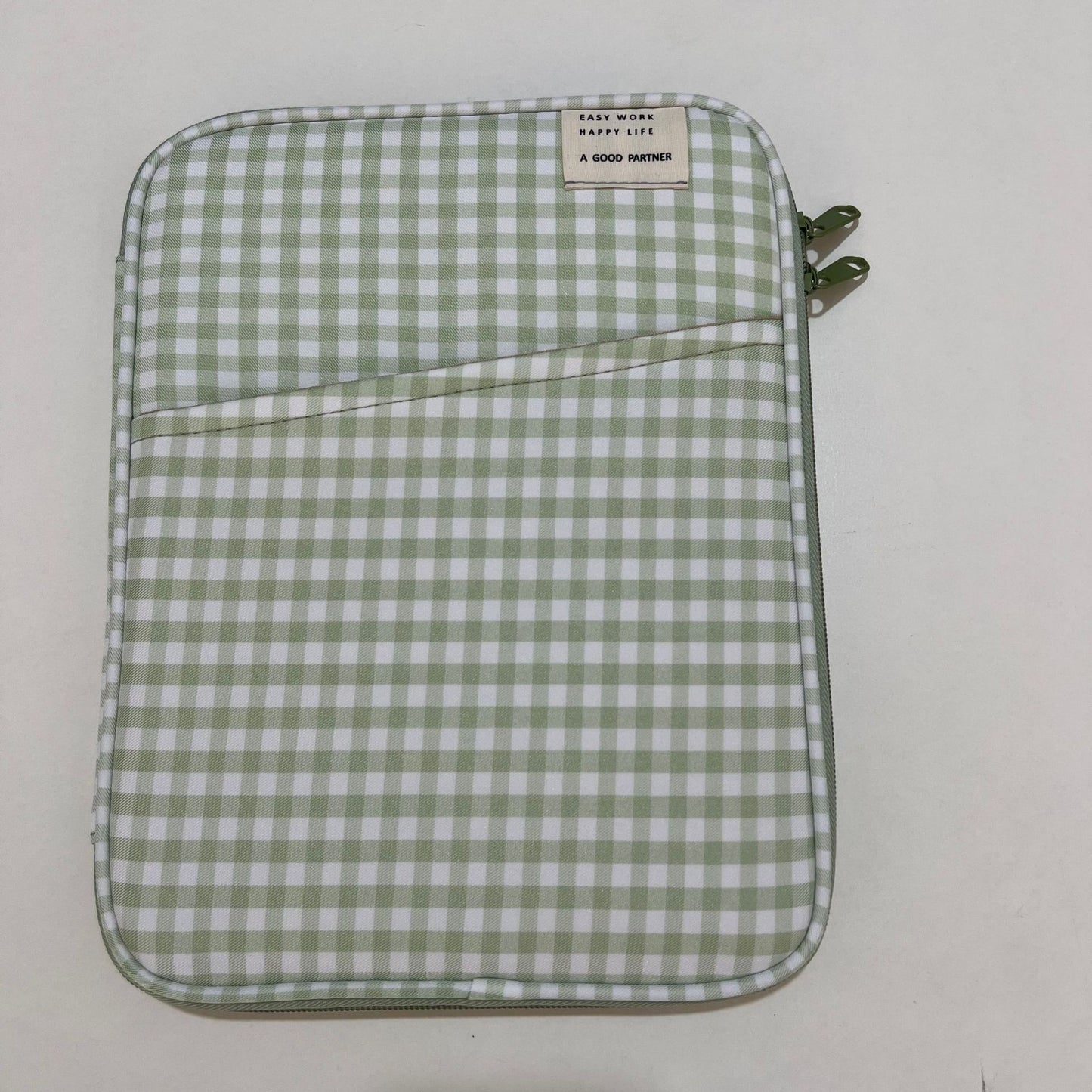 Attractive Stylish Plaid Pc Apple Sleeve Tablet Bags