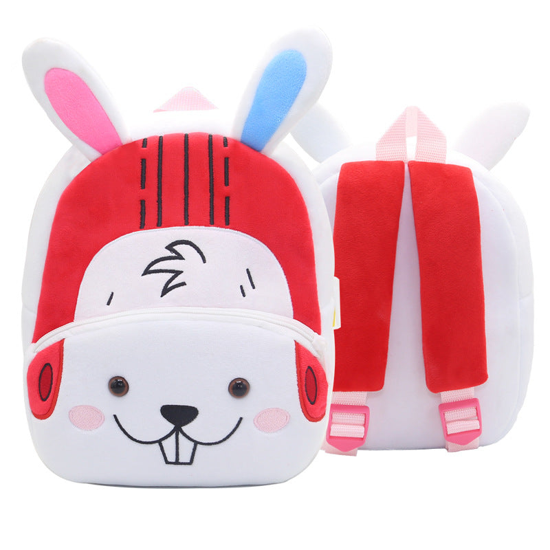 Cute Animal Games Football Boys Plush Children's Backpacks