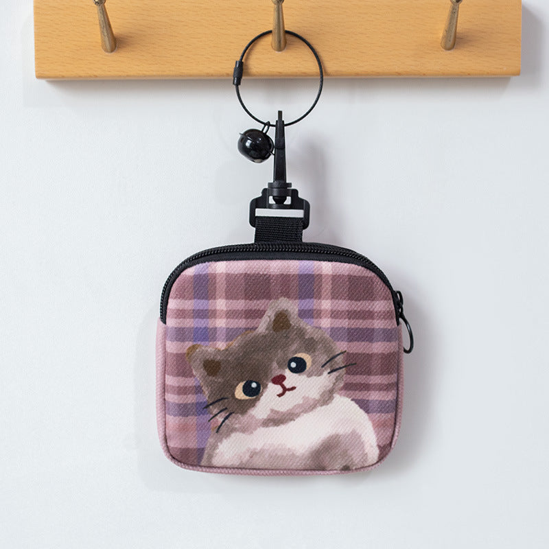 Children's Lovely Hanging Piece Pendant Plush Sanitary Purses