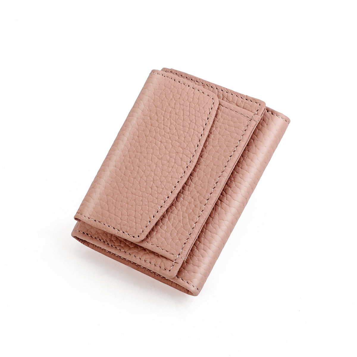 Mini porte-monnaie de poche en cuir véritable de vache de haute qualité pour femmes