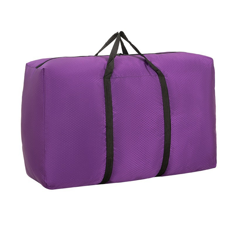 Moving Solid Color Woven Capacity Portable Travel Bags