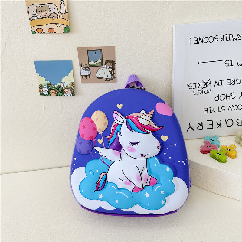 Children's Cartoon Boys Cute Egg Shell Small Children's Backpacks