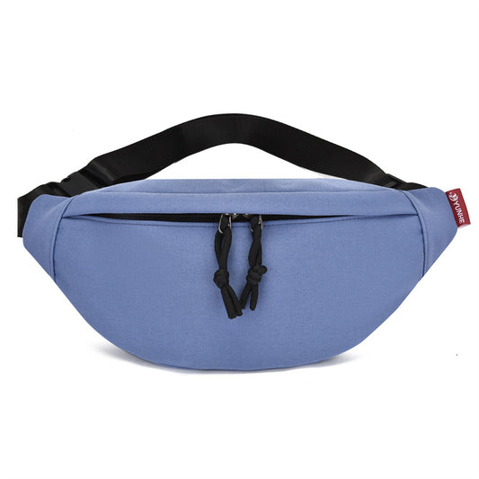 Women's Fashion Trendy Solid Color Simple Oxford Cloth Large Waist Packs