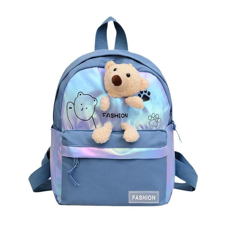 Children's Style Boys Lightweight Cute Doll Bear Backpacks