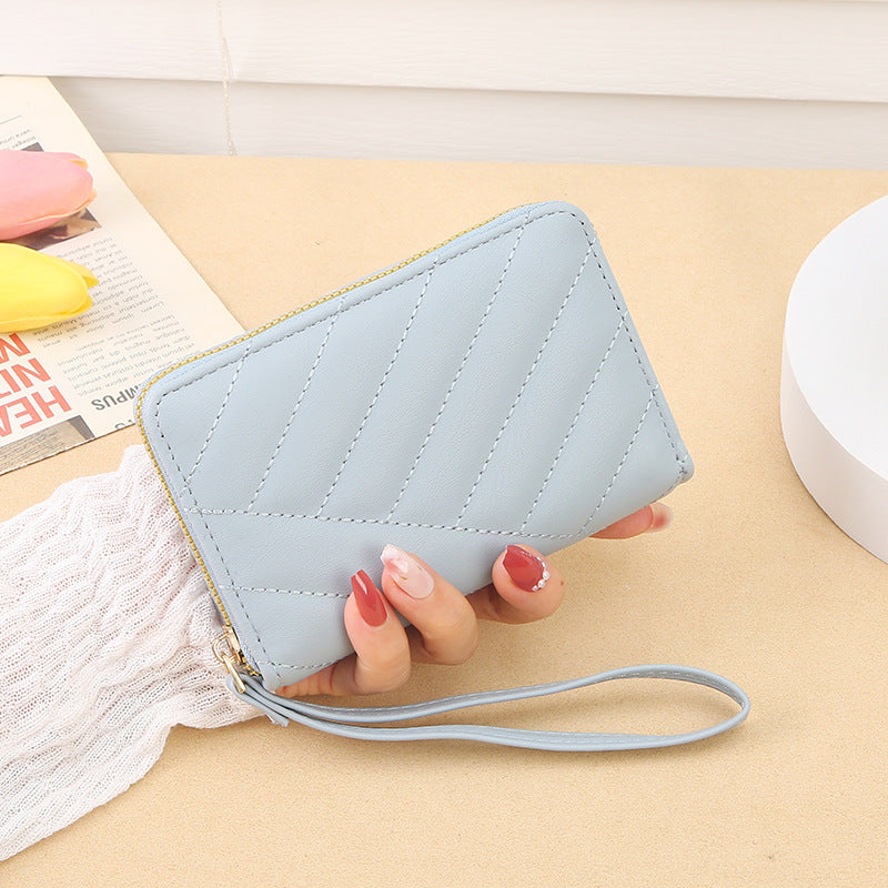 Women's Korean Small Short Medium Style Zipper Ladies Wallets