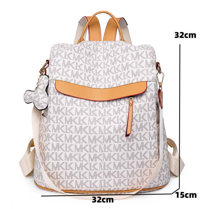 Women's Printed Large Capacity Retro Easy Matching Backpacks