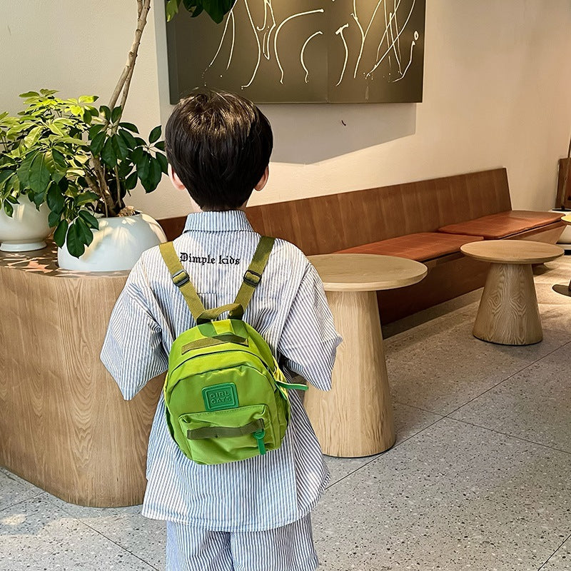 Children's Boys Trendy Large Capacity Portable Burden Kindergarten School Bags