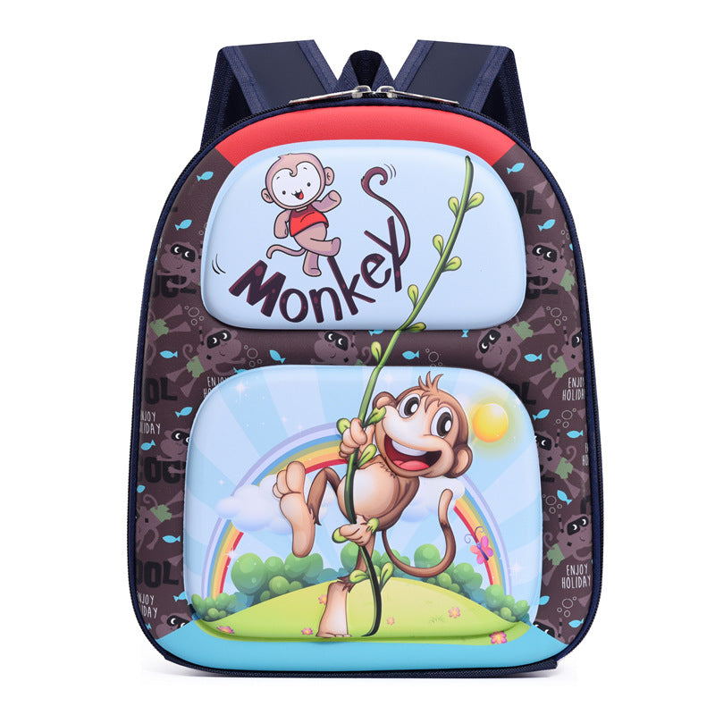 Children's Cartoon Animation Boys Eggshell Leisure Children's Backpacks