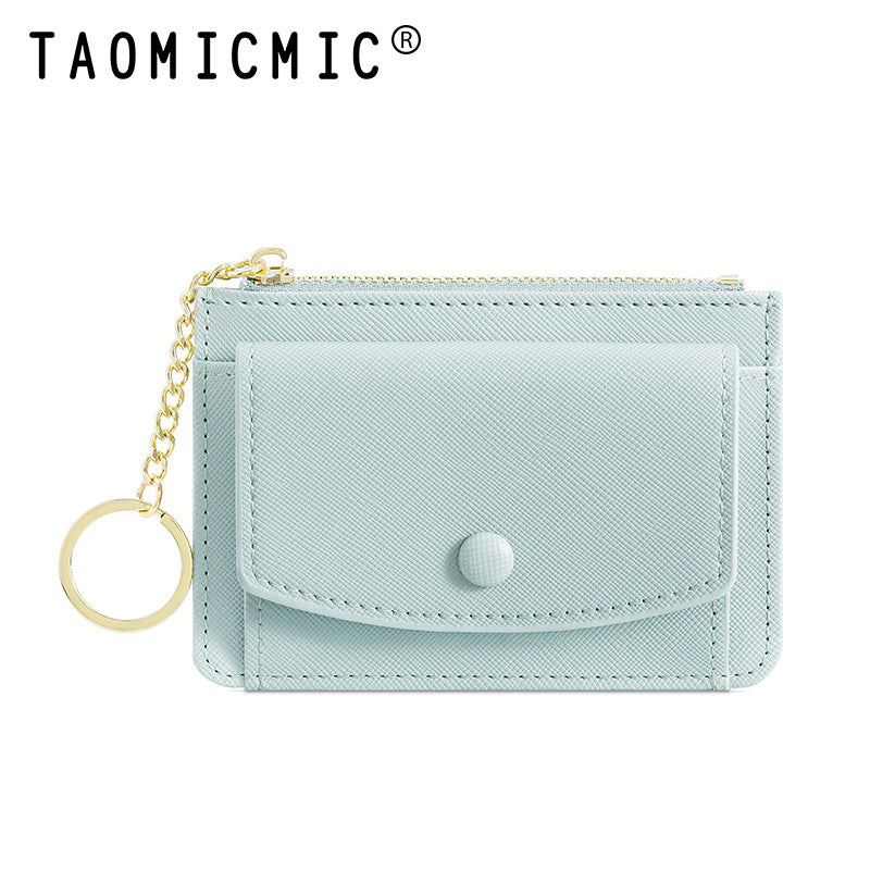 Porte-monnaie Simple et petit Style classique avancé pour femmes, mignon