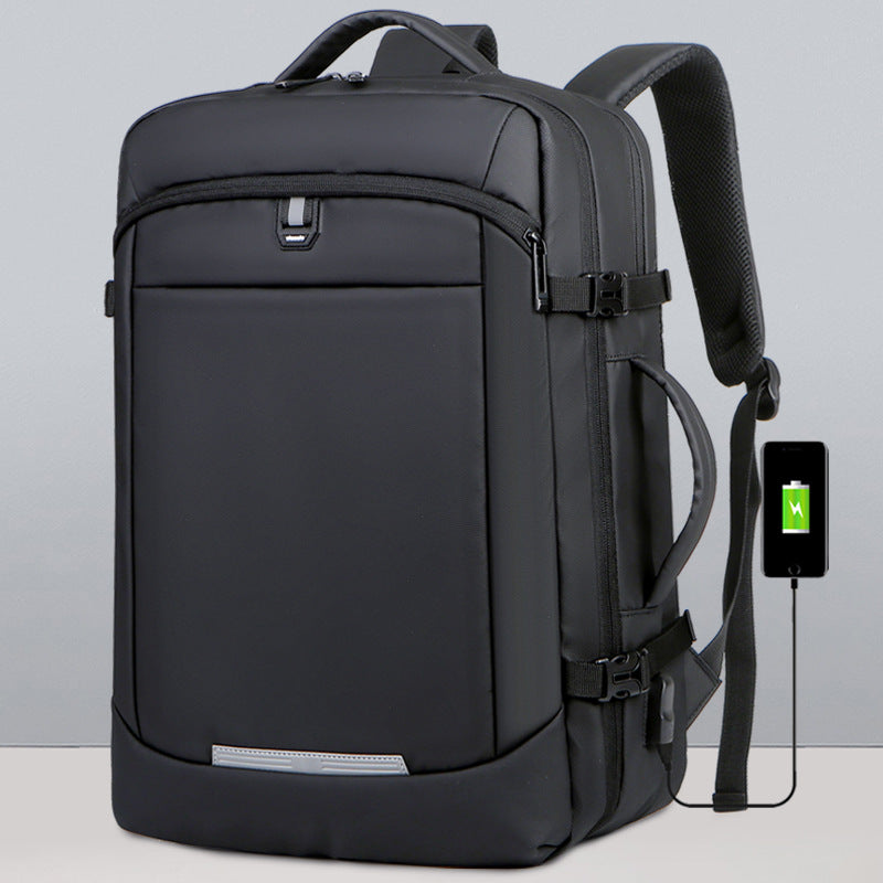 Men's Large Capacity Reflective Waterproof Business Commuter Backpacks