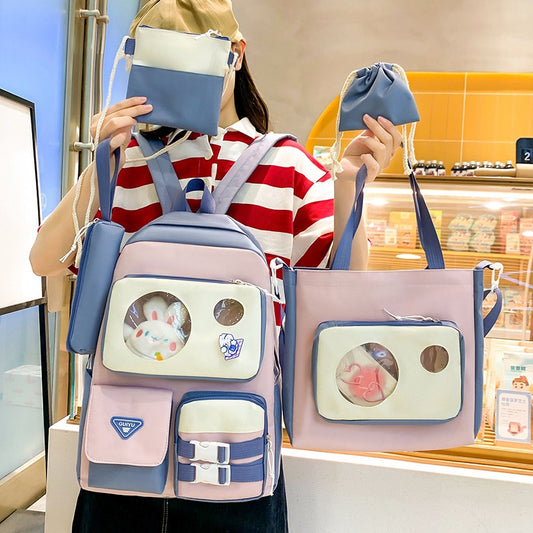 Large Capacity Korean Fashion Junior High Campus Elementary School Students' Schoolbags