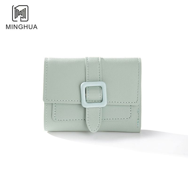 Women's Short Solid Color Spring High Sense Ladies Wallets