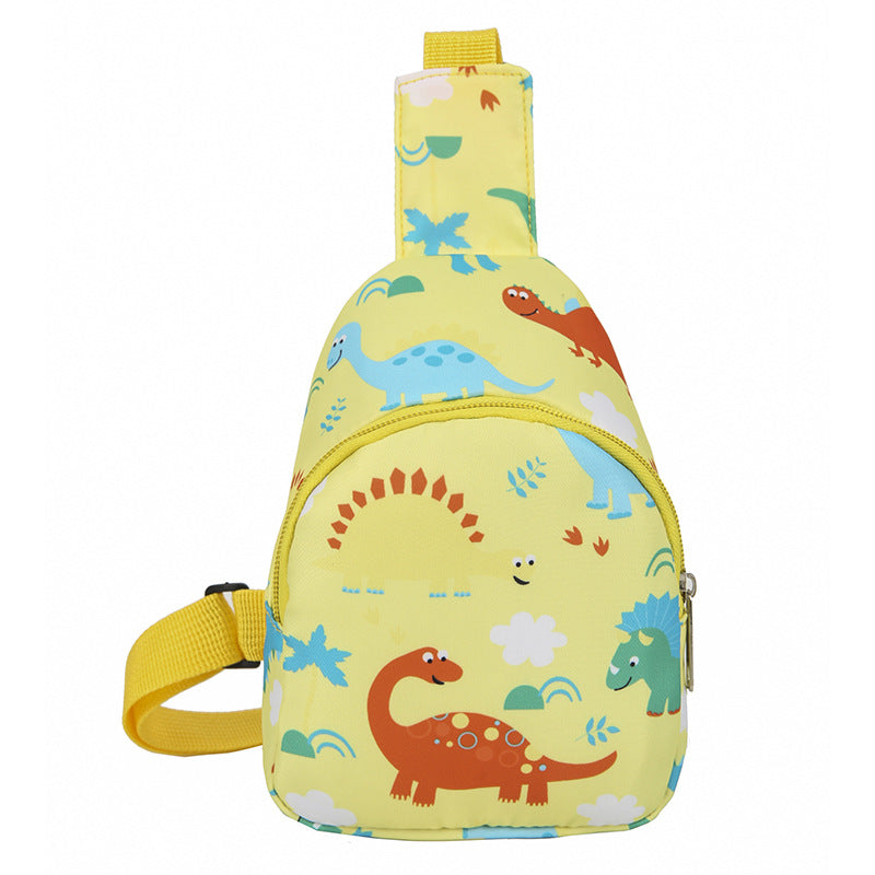 Children's Childlike Cute Dinosaur Printed Mother Boys Children's Shoulder Bags