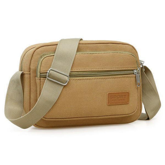 Women's & Men's & Canvas Small Square Business Collect Bags