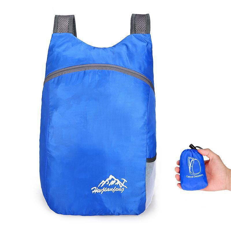 Women's & Men's & Folding Storage Skin Waterproof Printed Sports Backpacks