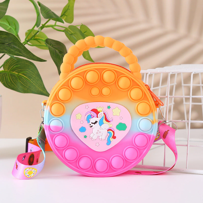 Killer Pioneer Cartoon Princess Silicone Decompression Coin Purses