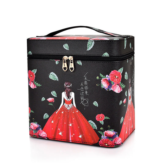 Women's High-grade Portable Skin Care Good-looking Storage Cosmetic Bags