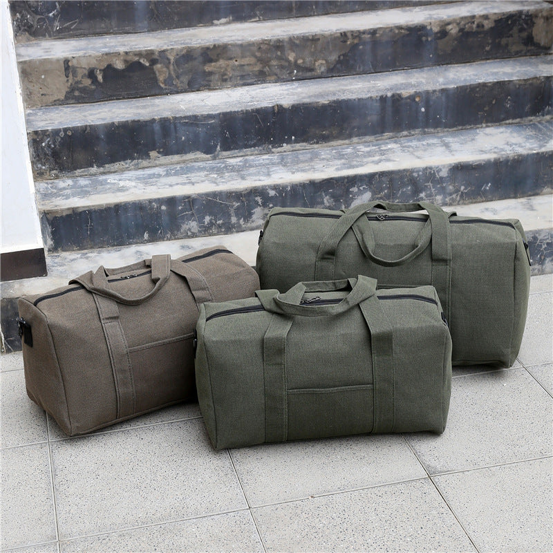 Sacs de voyage portables en toile de grande capacité pour hommes