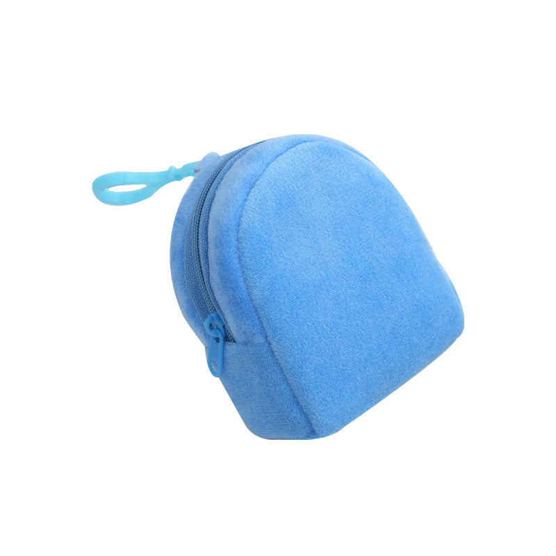 Petits sacs simples et solides en peluche couleur bonbon