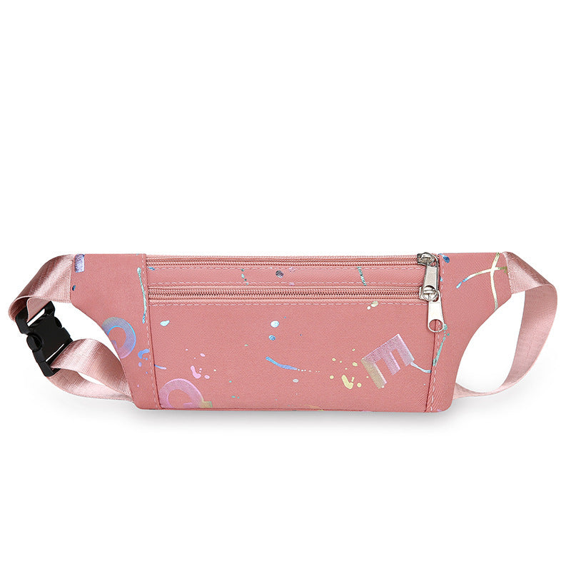 Macaron Color Mobile Waterproof Cross Body Waist Packs