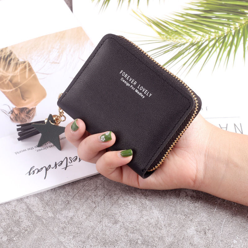 Short Tassel Little Star Female Cute Ladies Wallets