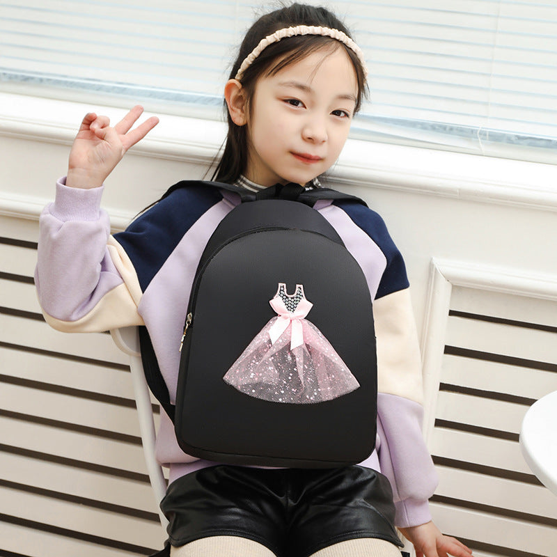 Children's Dance Double Latin Ballet Pink Cute Children's Backpacks