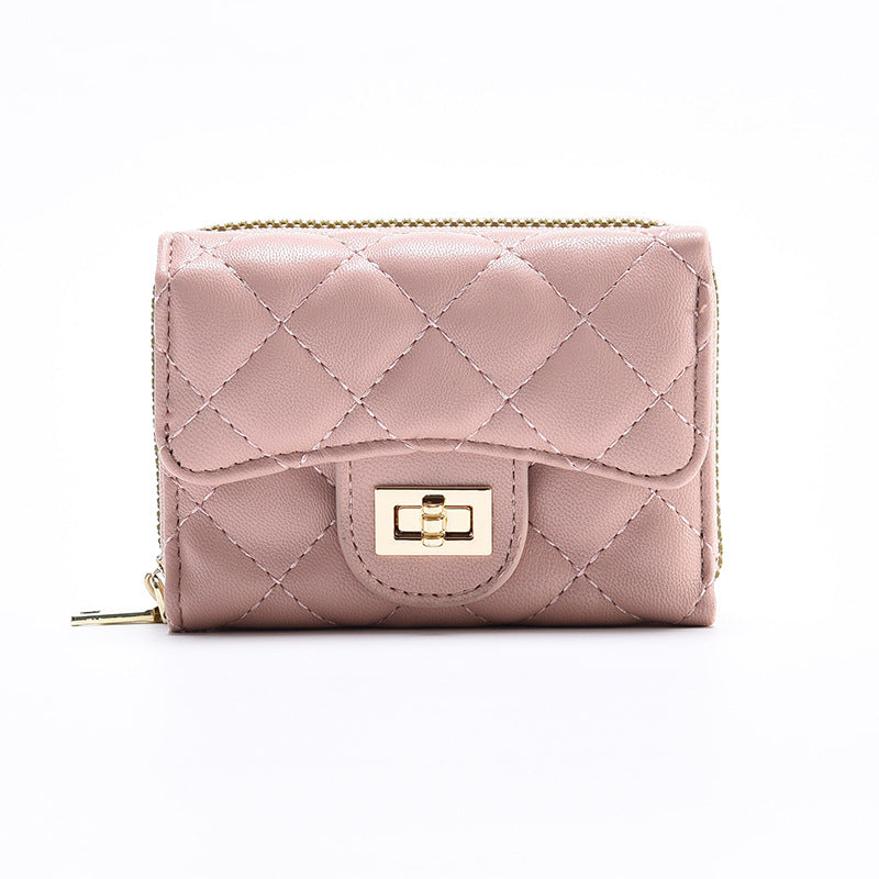 Women's Small Short Fashion Diamond Style Classic Purses