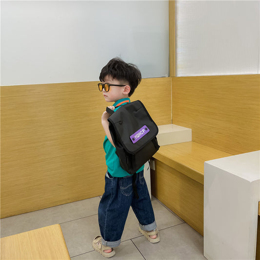 Children's Korean Style Fashionable Personalized Boys Large Kindergarten School Bags