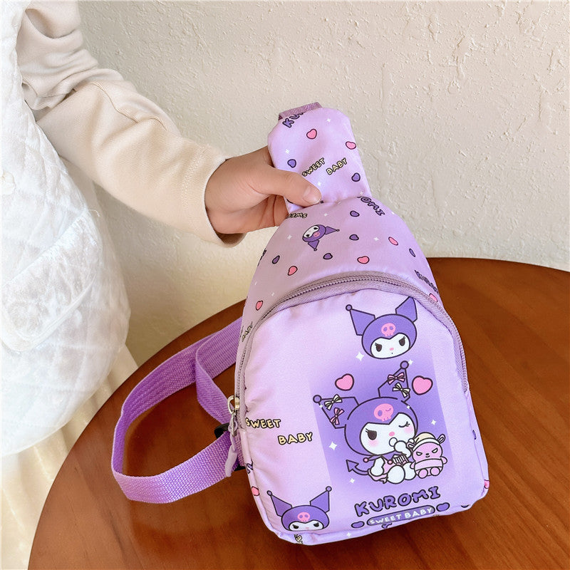 Cartoon Cute Fashion Pouch Trendy Canvas Children's Waist Packs