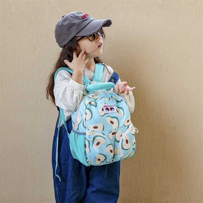 Children's Cartoon Printed Cute Going Out Small Children's Backpacks