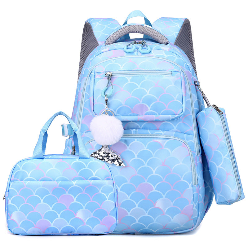 Women's Printed For Primary Burden Alleviation Waterproof Elementary School Students' Schoolbags