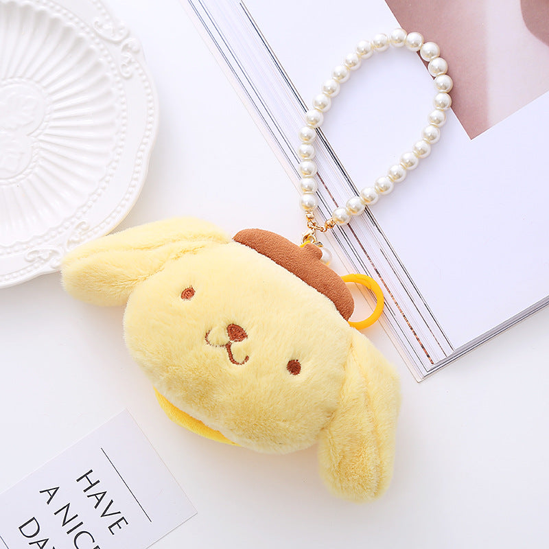 Cute Plush Stereo Zipper Mini Storage Coin Purses