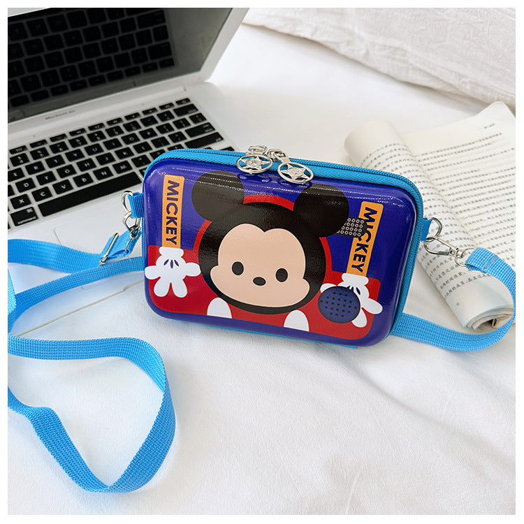 Children's Eggshell Fashion Cute Classic Cartoon Square Children's Shoulder Bags