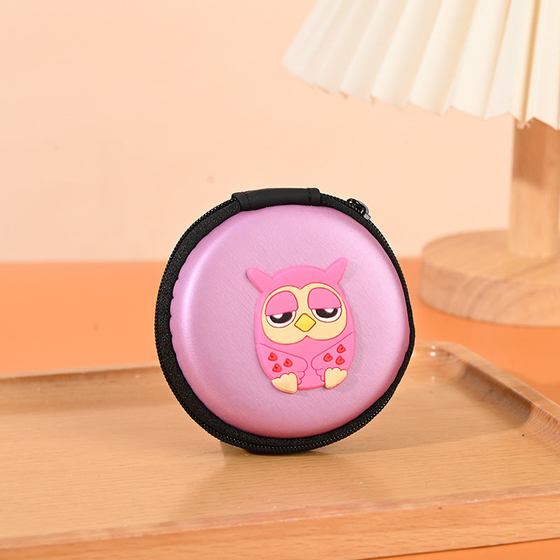 Children's Korean Cute Cartoon Silicone Earphone Portable Coin Purses