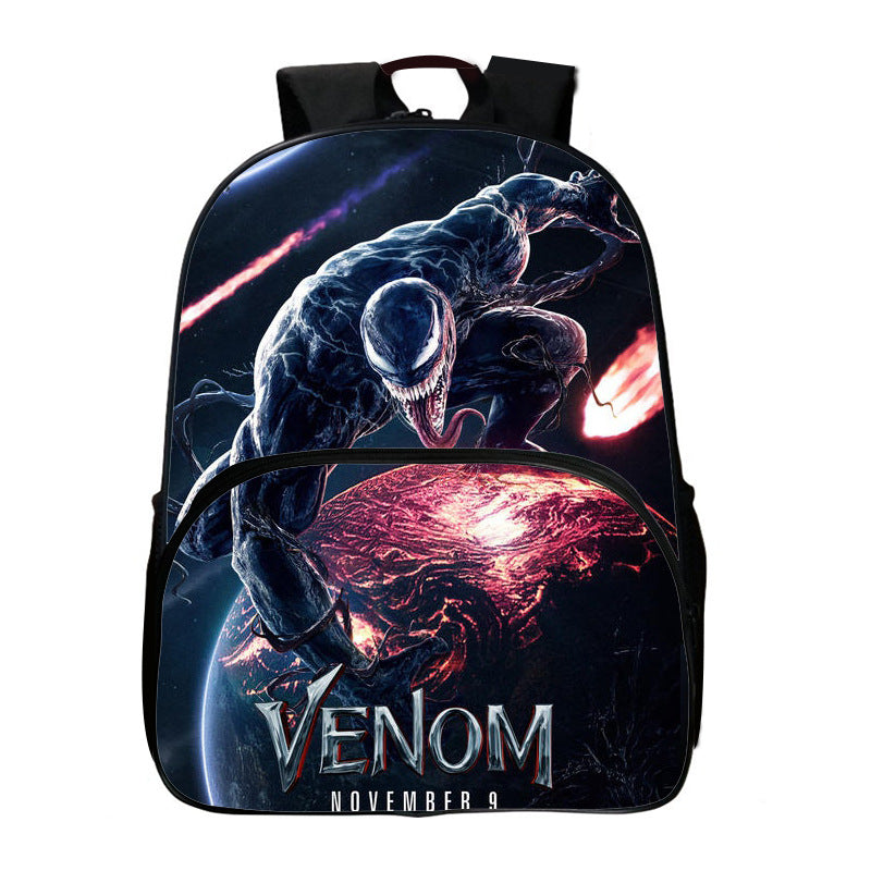 Versatile Marvel Venom Printing Hero Avengers Elementary School Students' Schoolbags