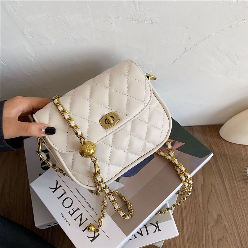 High-grade Rhombus Chain Small Trendy Female Crossbody Bags