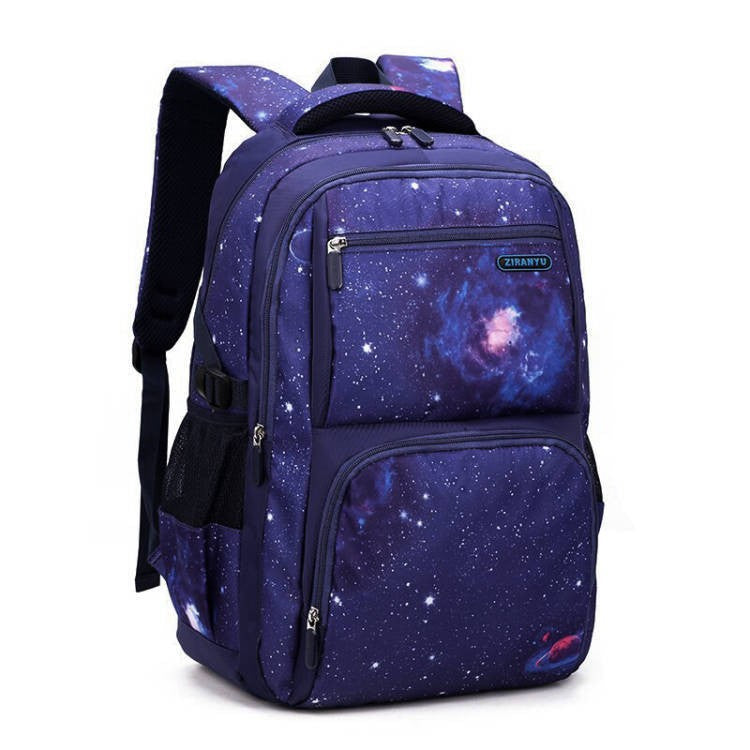 Fish Starry Sky Primary Grade Male Elementary School Students' Schoolbags