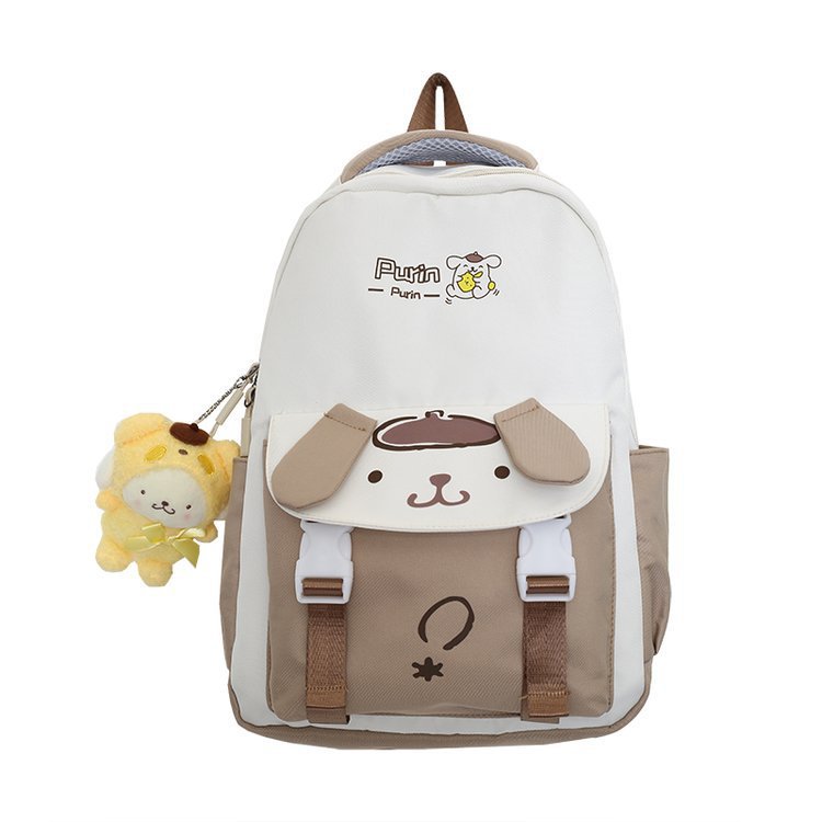 Women's Cartoon Large Capacity Leisure Double Back Middle School Students' Schoolbags