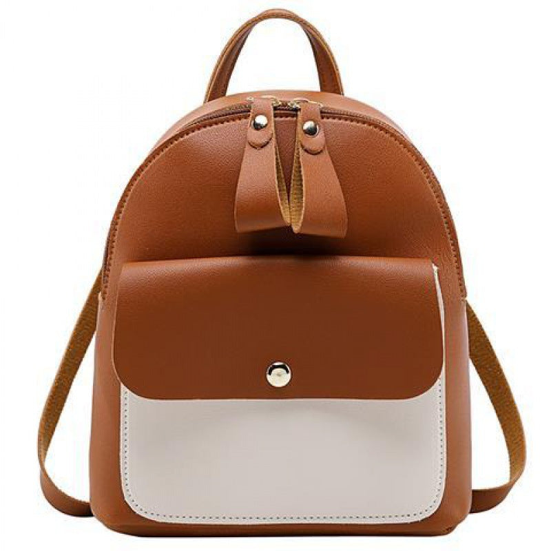 Women's About Korean Preppy Style Contrast Color Backpacks